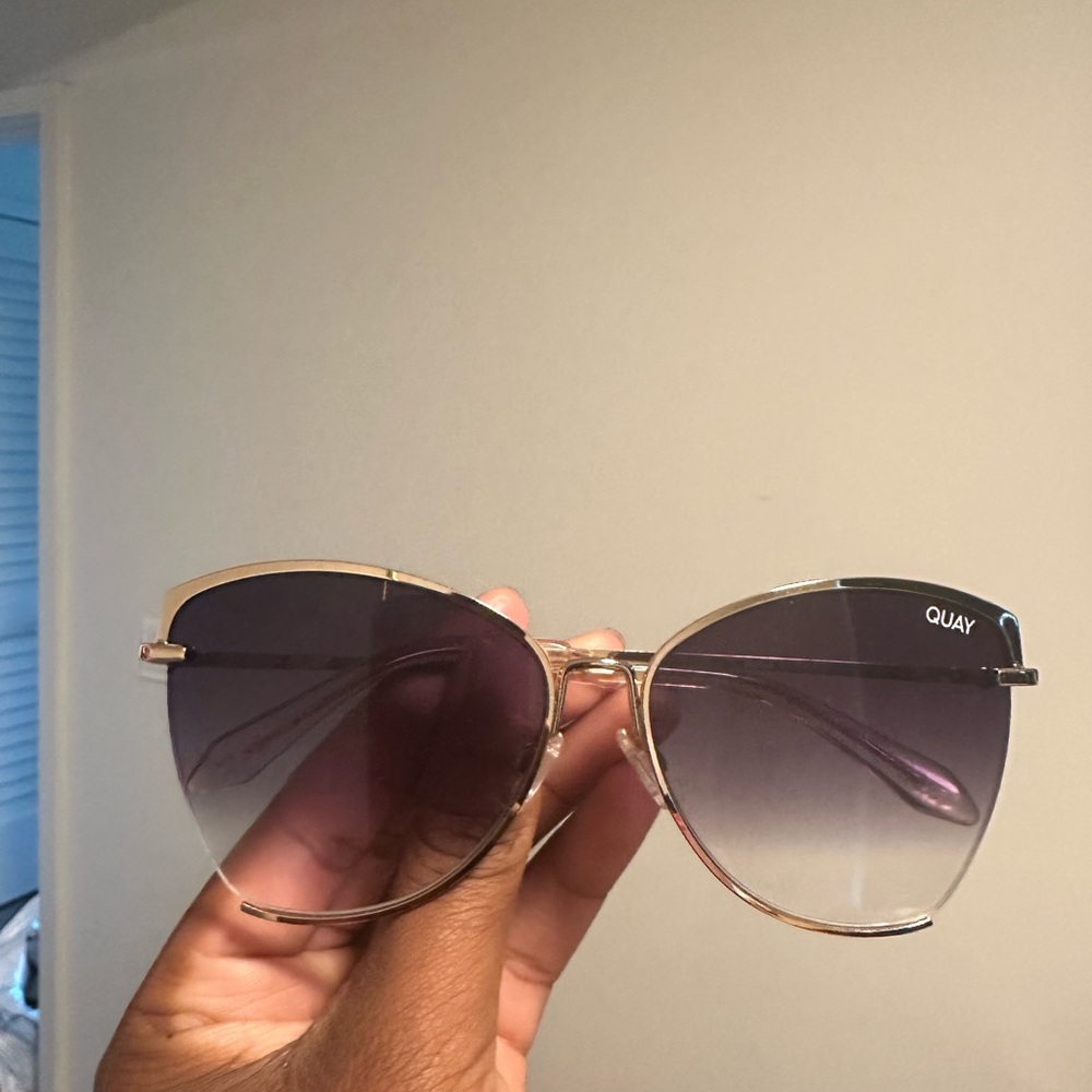 Quay Australia Purple Gradient Sunglasses